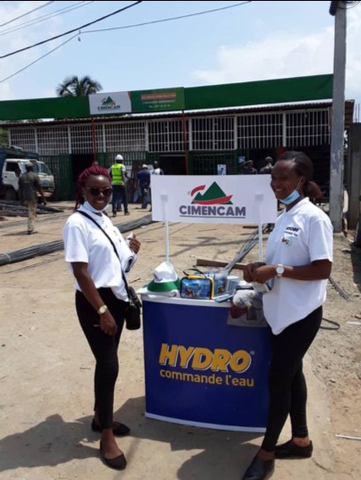 Stand de vente — Cimencam · Hydro